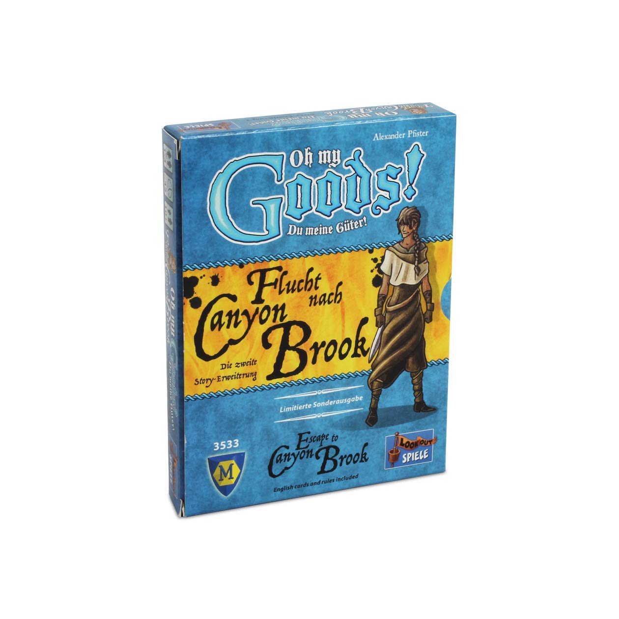 Lookout, Oh my Goods! Du meine Güter!, Escape to Canyon Brook, Expansion, Family Game, Card Game, 1-4 Players, From 10+ Years