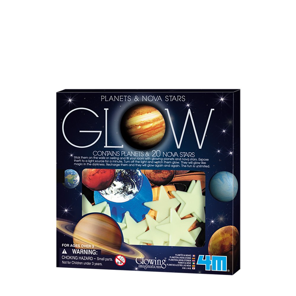 4M Glow-In-The-Dark Planets & 20 Nova Stars Kit, Kein