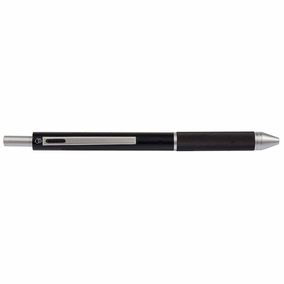 ONLINE multipen 4-in-1 | Ballpoint Pen & Pencil | Multifunctional Metal Pen | 3 Pen Points in Blue, Black, and red, Mechanical Pencil Lead | incl. Rubber, Color Black - Image 2
