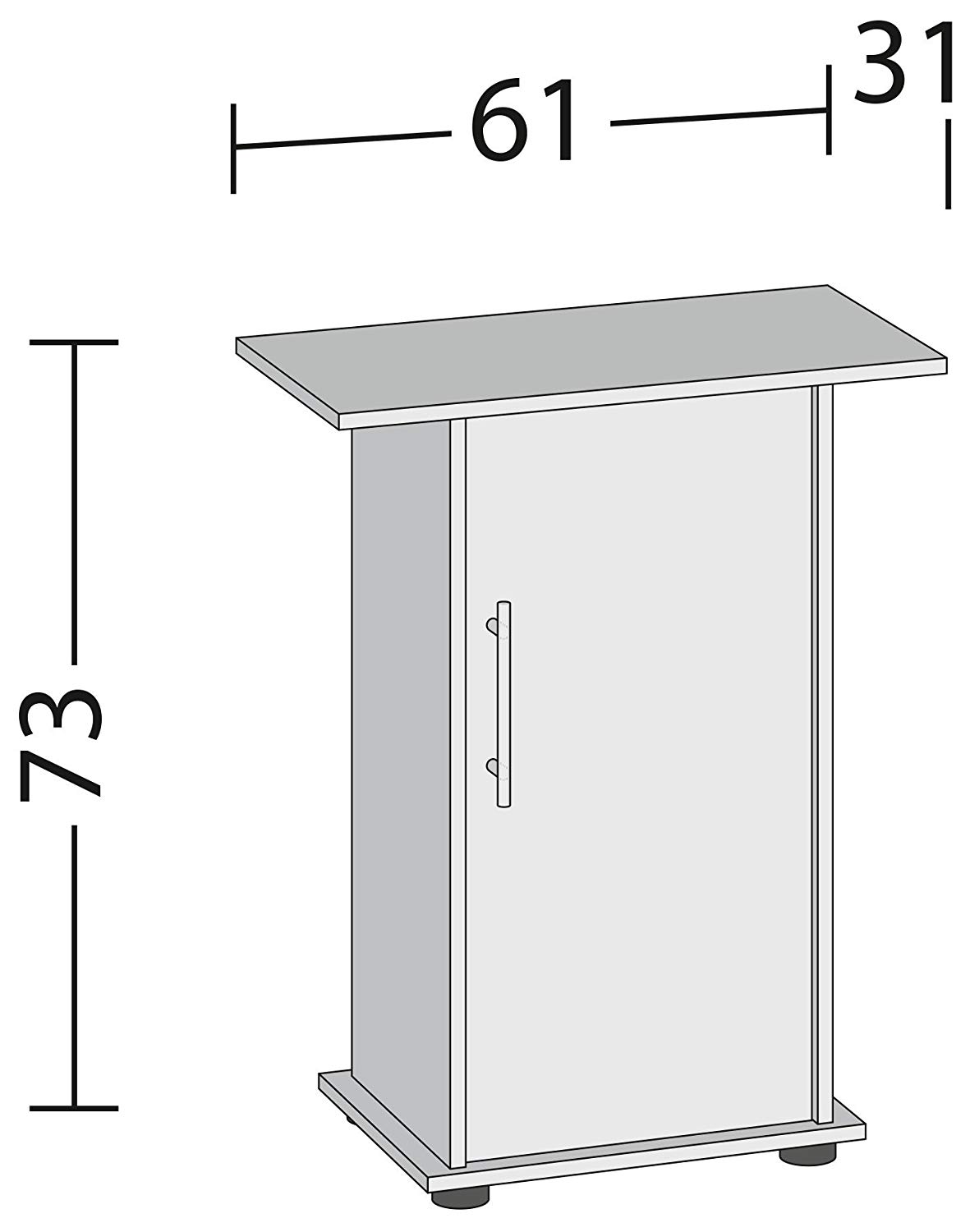Jewel Black Cabinet For Rekord 60/70/600 (1 Door), schwarz - Image 2
