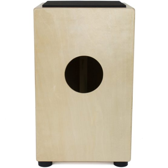 World Rhythm Brown Cajon Drum with Adjustable Snare - Image 3