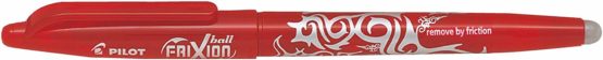 Pilot Frixion Erasable Rollerball 0.7mm Tip - 2 Black/1 Blue/1 Red/1 Green (Pack of 5) - Image 4