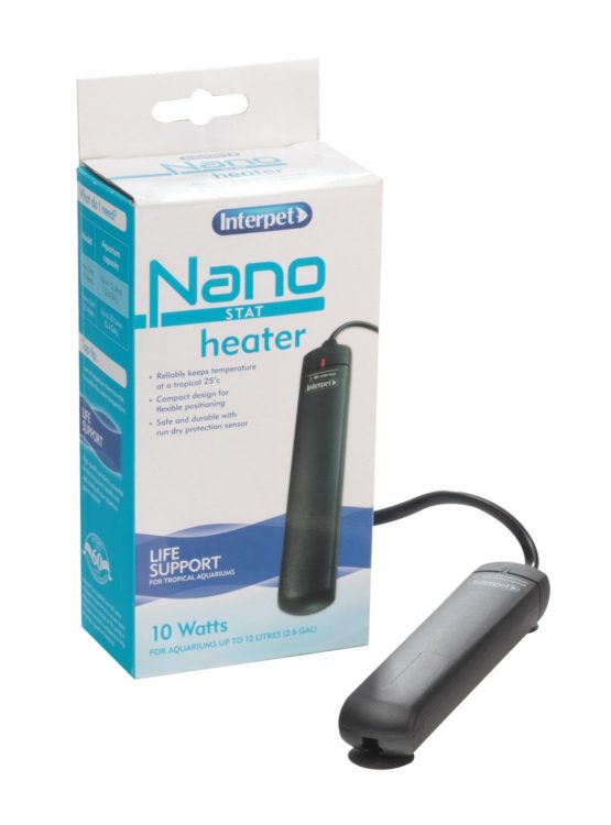 Interpet Nano Stat Fixed Temperature Aquarium Fish Tank Heater, 10 W, for Aquariums up to 12 Litres (2.6 Gal) - Image 2