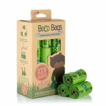 Beco Strong & Large Poop Bags - 270 Bags (18 Rolls of 15) - Unscented - Dispenser Compatible Dog Poo Bags