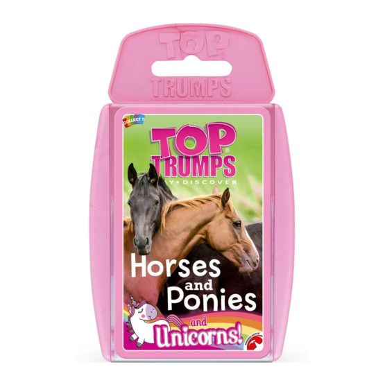 Horses and Ponies and Unicorns Top Trumps Card Game