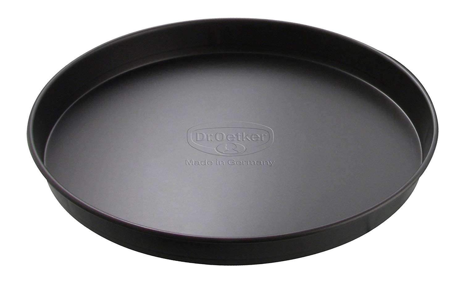 Dr.Oetker "Tradition Pizza/Baking Tray, Steel, Black, 28 cm, 28 x 28 x 5 cm