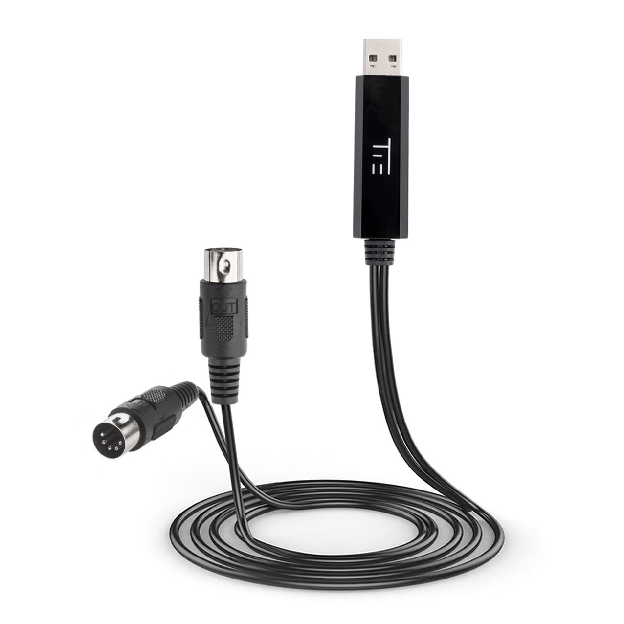 TIE Studio professional latency-free midi (USB type A interface incl. octocoupler, 2.0 m, plug & play, stable timing - Image 2