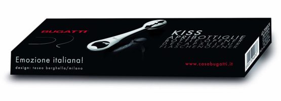 BUGATTI 43-7080cr Kiss Bottle Opener Stainless Steel Zamak 14.5 x 4.2 x 1 cm - Image 3