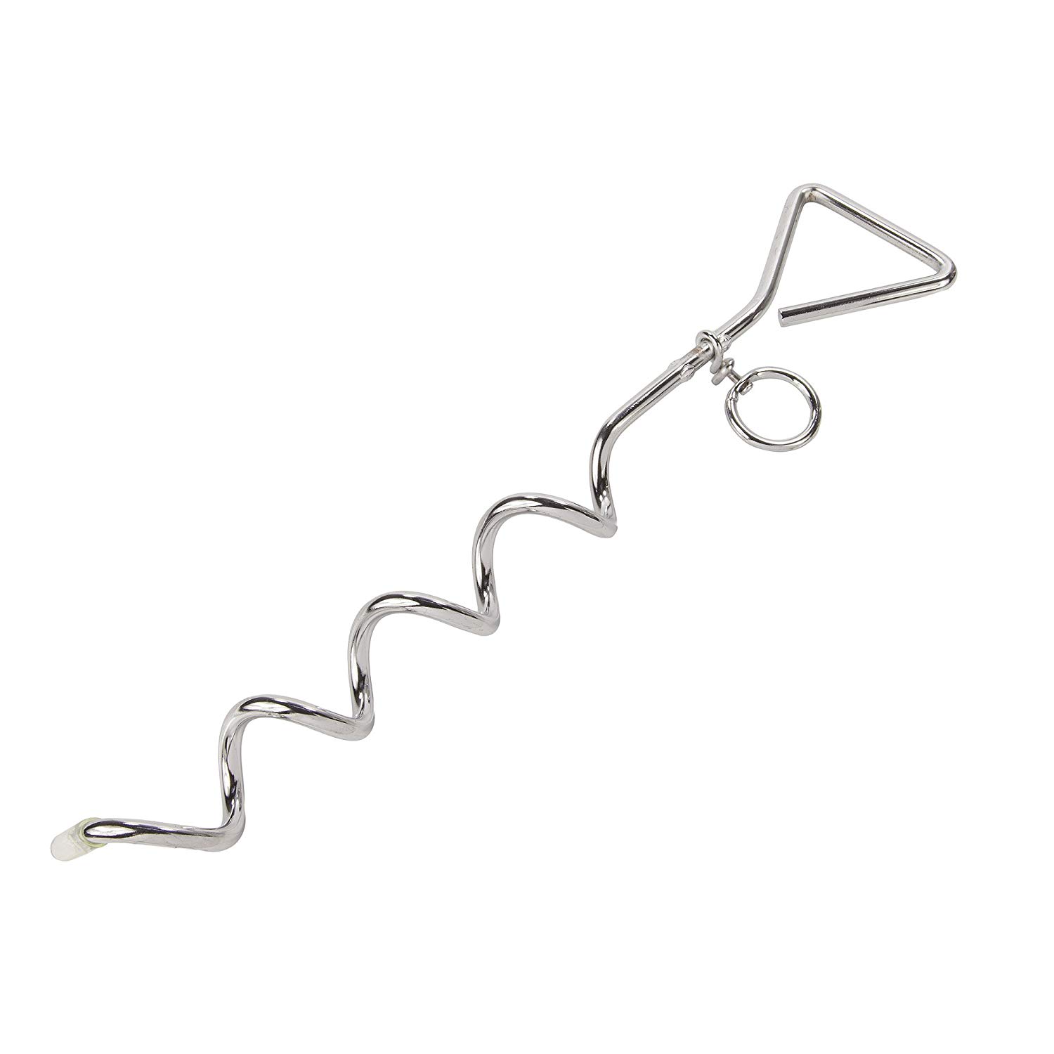 Regatta Metal Screw In Dog Lead Tether Stake, One Size, Silver