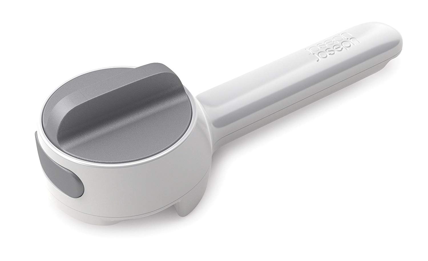 Joseph Joseph Can-Do Plus Can Opener and Ring-Pull, Tin Opener with long handle for extra grip White/Grey, 36