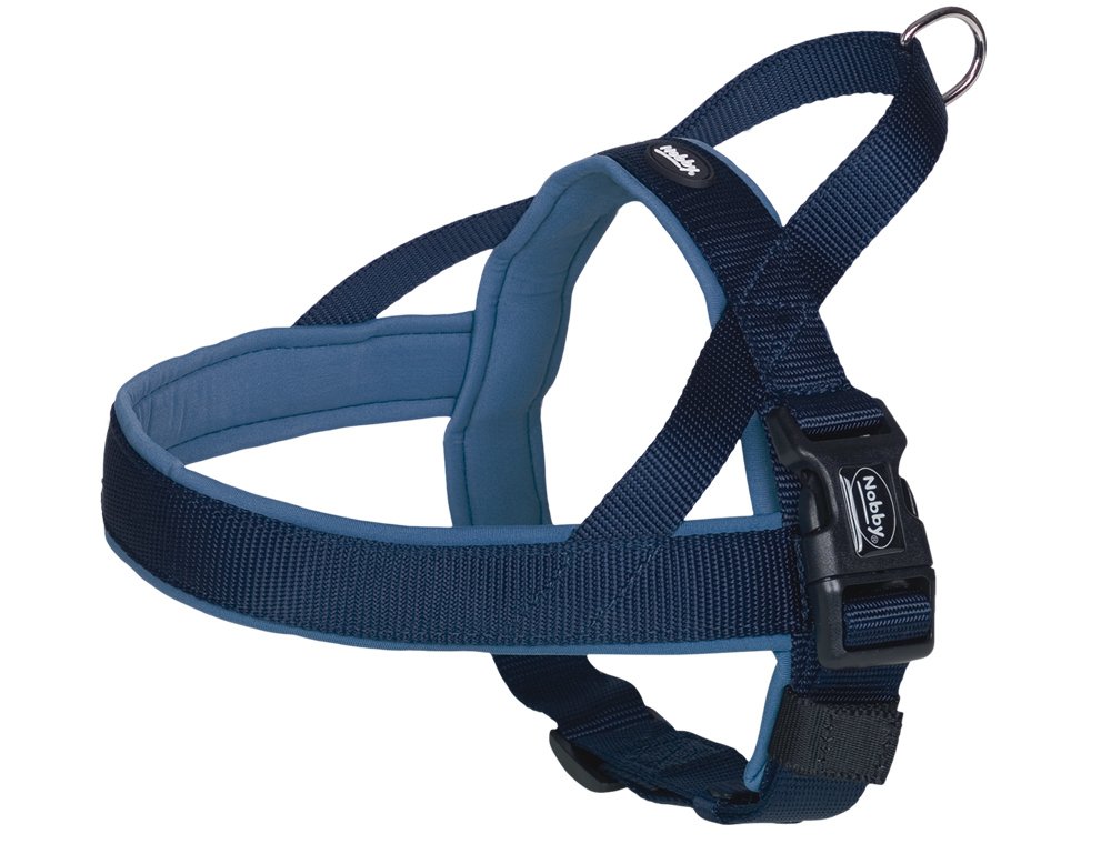 Nobby Classic Preno Norwegian Harness, 60-76 cm+46 cm/25-35 mm, Blue, L (Pack of 1)