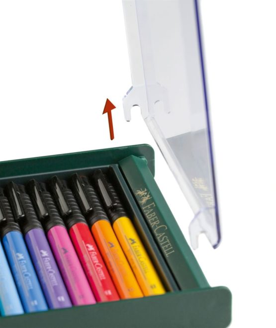 Faber-Castell Pastel Tones Pitt Brush Pen (Pack of 12) - Image 4