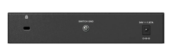 D-Link DGS-1008P/E 8-Port Gigabit Unmanaged Metal Switch with 80W across 4PoE ports, Black - Image 3