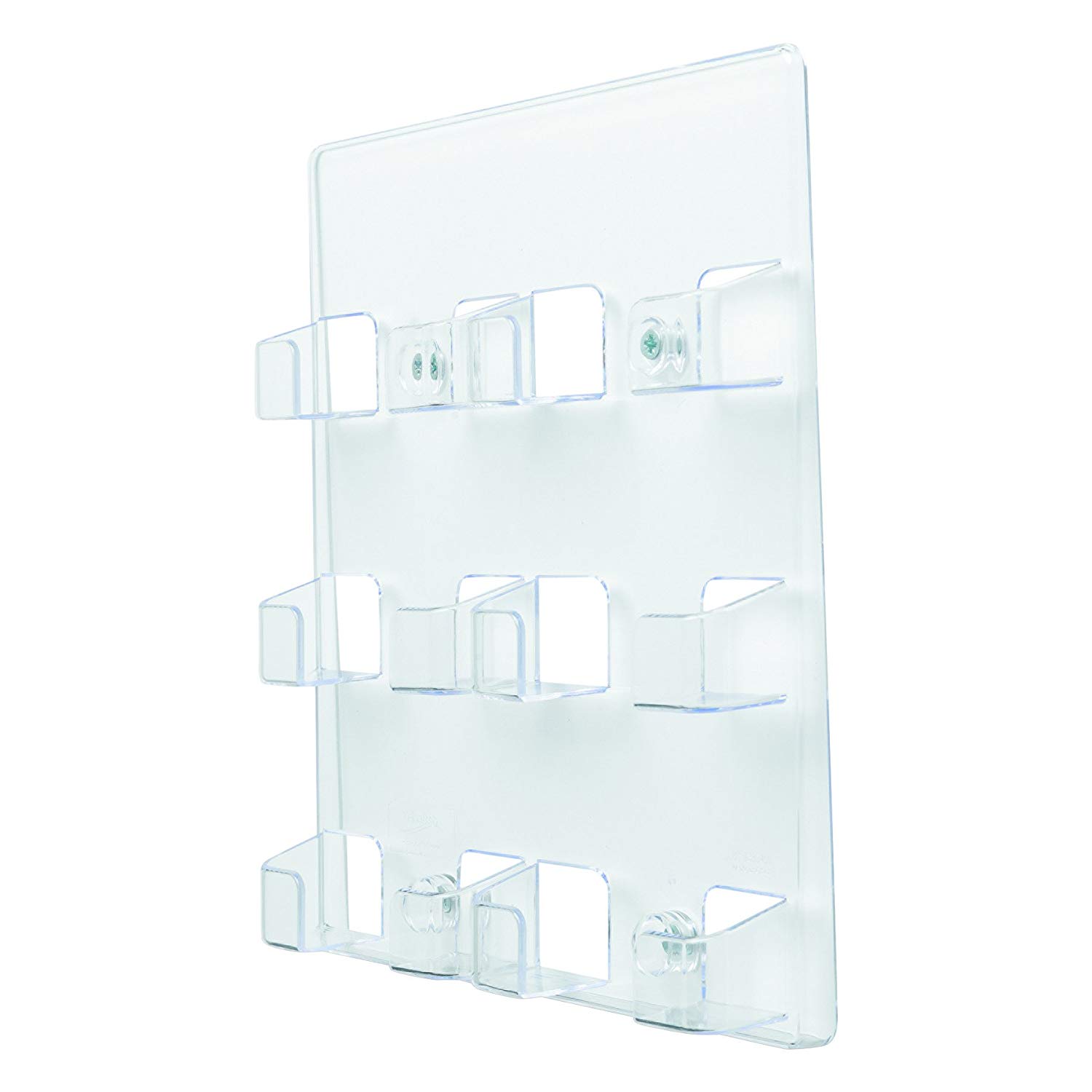 Deflecto Single Landscape Business Card Holder 70601 - Transparent, Clear, Lot de 1 (6 Pocket Wall Mounted) - Image 3