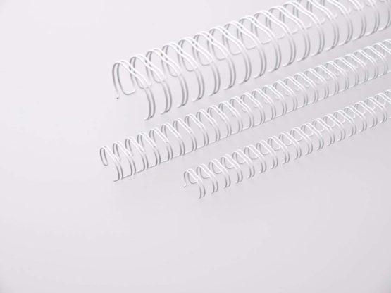 Renz One Pitch Wire Binding Elements 2: 1 23 Loops, Diameter 32.0 mm, 1 1/4 Inch White