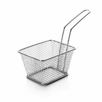 IBILI Mini Frying Basket Square, Stainless Steel, Silver, 9 x 10.5 x 18 cm