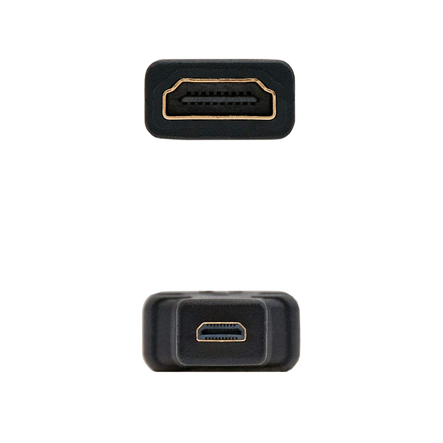 Nano Cable 10.15.1206 - HDMI Female to Micro HDMI Male Adapter Cable, black - Image 3