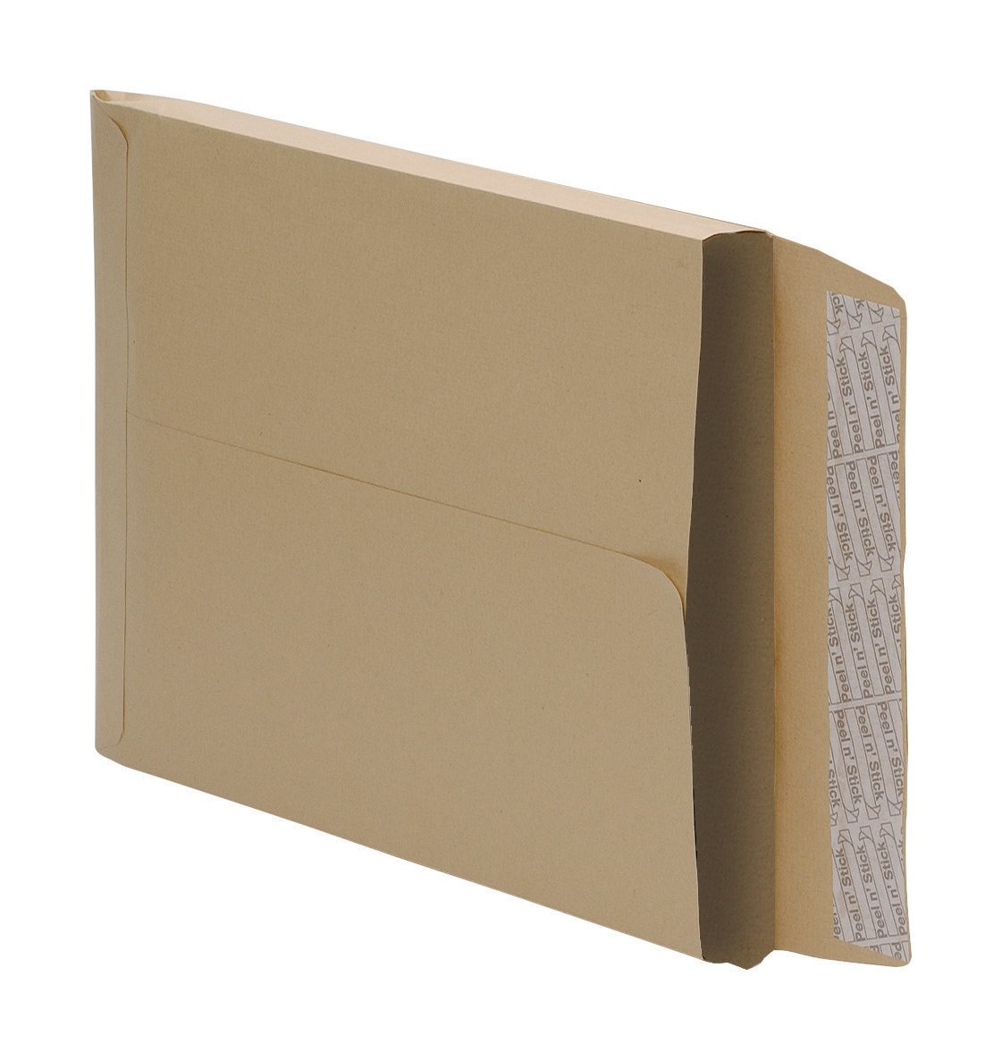 5 Star C4 Envelopes Peel and Seal (125 Pack) Strong Envelope Gusset 25mm 115gsm Manilla, 324x229x25 mm