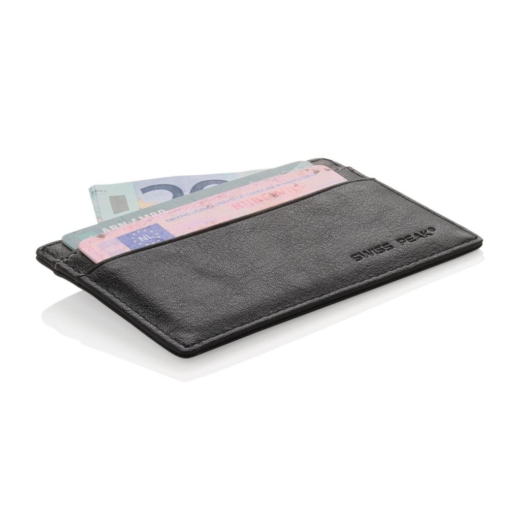 Swiss Peak Tarjetero RFID Anti Escáner Credit Card Case, 10 cm, Black (Negro), Black (Black ), 10 centimeters - Image 3