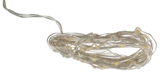 Idena 31825 LED Micro Fairy Lights with 50 LEDs in Warm White with 6 Hour Timer Function, Battery Operated, Approx. 5.2 m Long for Parties, Christmas, Decoration, Wedding, Mood Light - Image 4