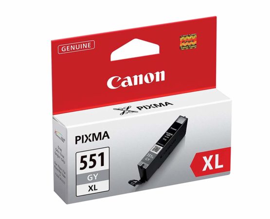 Canon Cli-551xl High Capacity Ink Cartridge, Grey - 6447B001