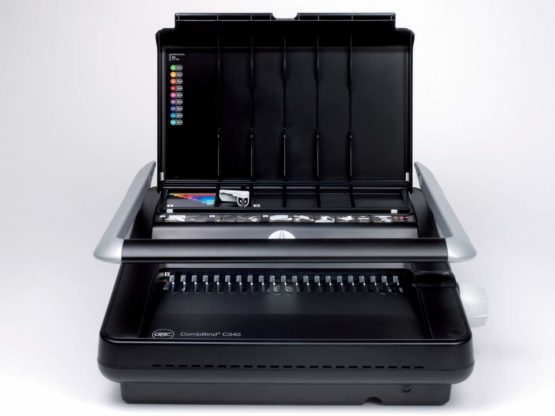 GBC CombBind C340 Binding Machine, 25 Sheet Punch Capacity, 450 Sheet Binding Capacity, A3, A4 and A5, Black, 4400420 - Image 2
