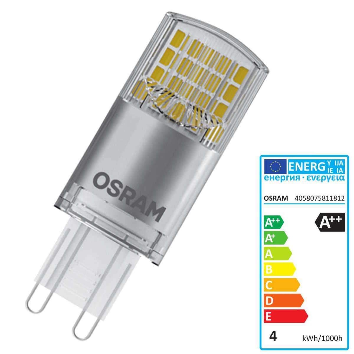 Osram LED Light Bulb, G9, 3.8 Watt, Warm White