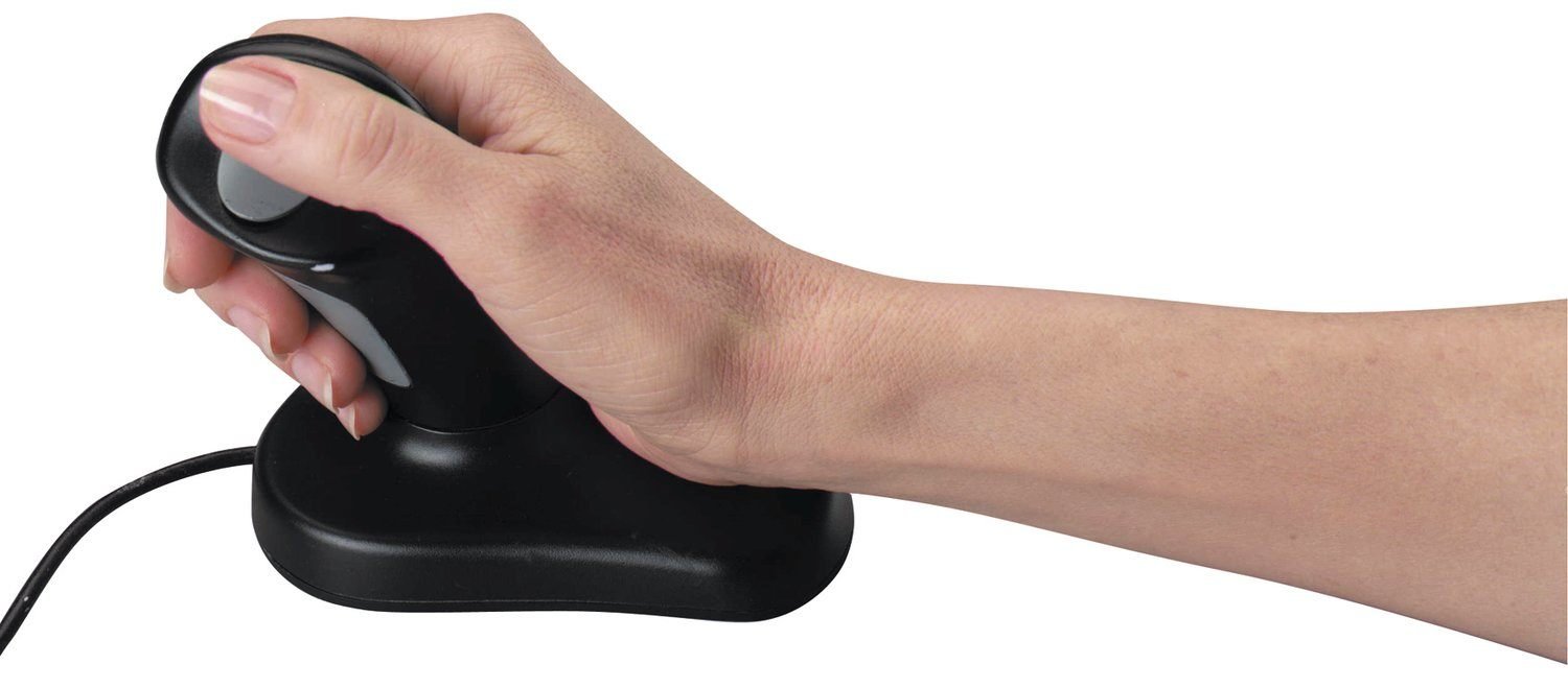 3M EM500GPL Optical USB Ergonomic Mouse, Wired, 3 Buttons, Large ...