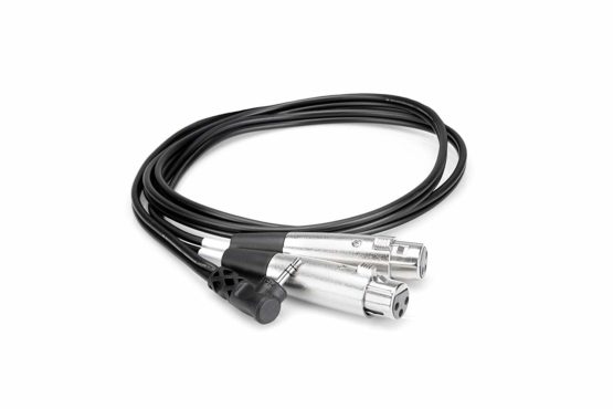 Hosa CYX401 °F Y-Cable 3.5 mm TRS-Xlr3 °F 30 cm - Image 3