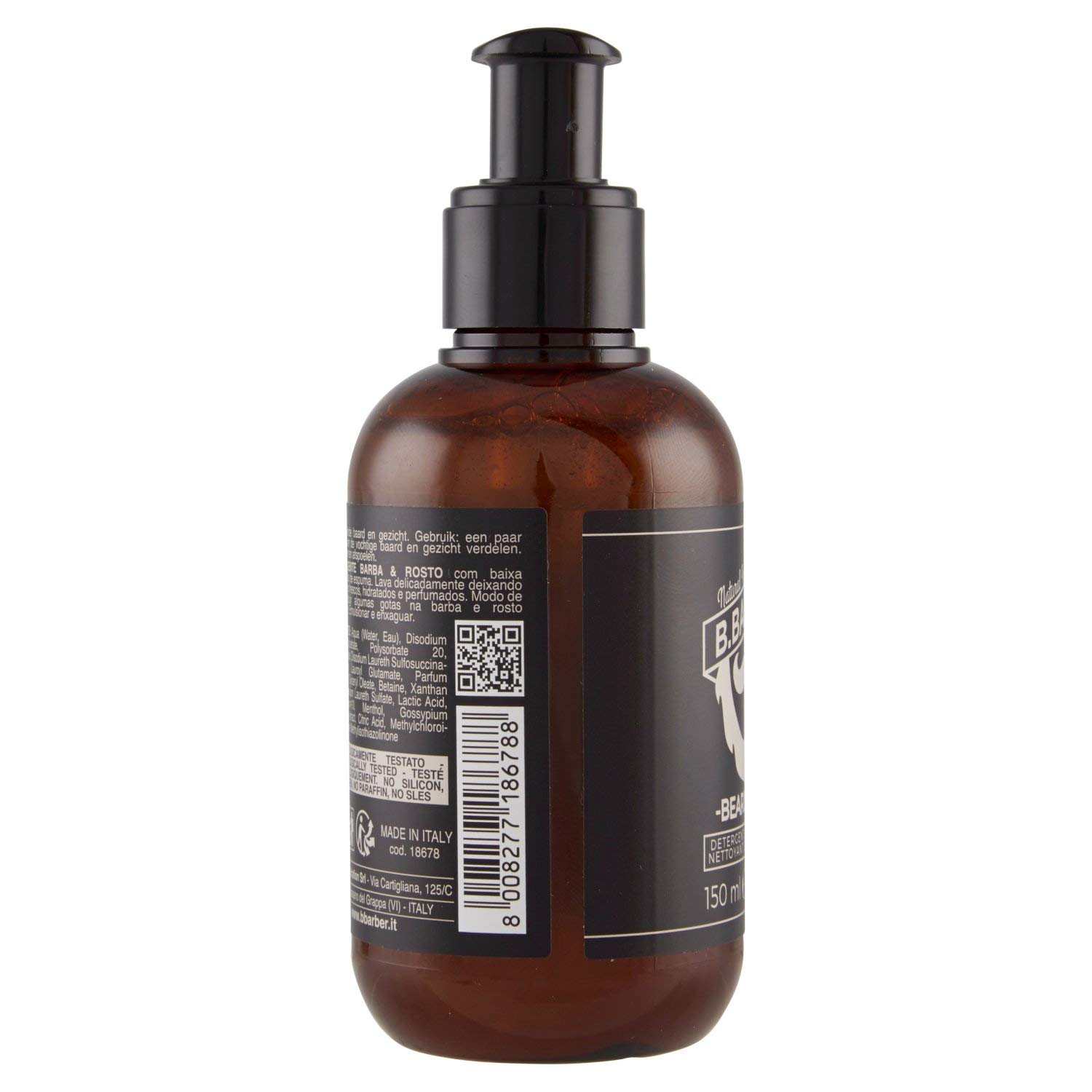 B.Barber Beard Cleanser 150 ml, 150 ml (Pack of 1) - Image 3