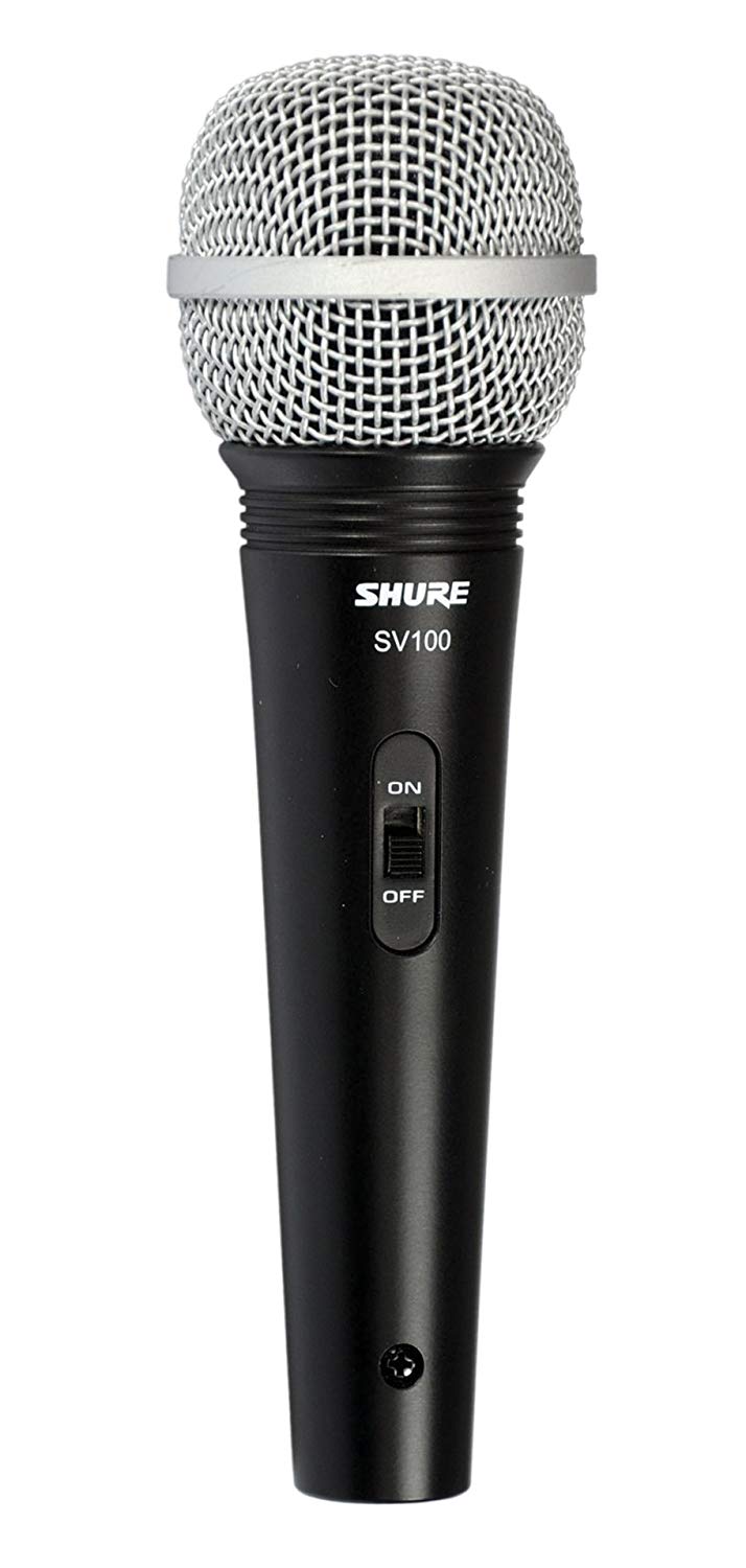 Shure SV100 Microphone, Dynamic, black, SV100W
