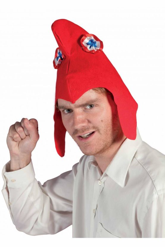 P'tit Clown - Adult Phrygian Felt Hat - Red, Unisex, 79150, One Size