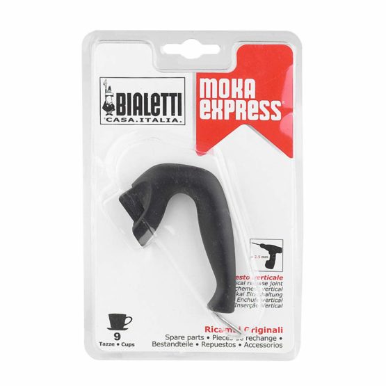 Bialetti 800204 Moka Express Handle (9 or 12 Cup) -Black, 12x2x19 cm