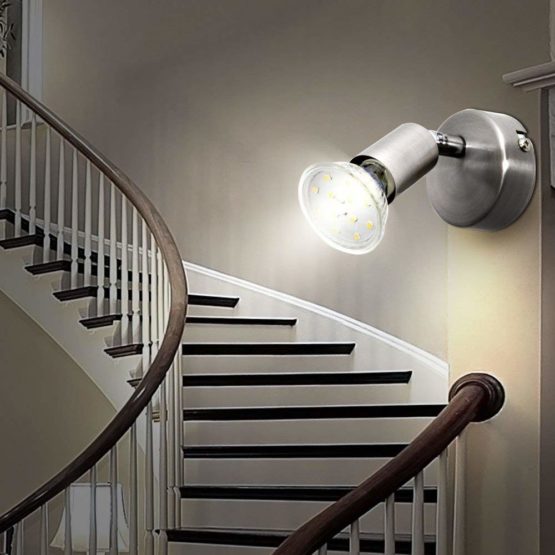 globo GU10 3000 K 23 Watt Matrix Spotlight Nickel Matt LED - Image 3