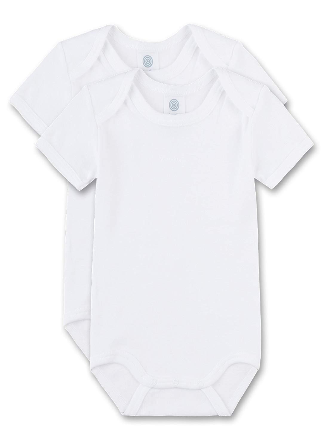 Sanetta Baby 321860 Bodysuit, White (White 10), 0-3 Months (Size: 50)
