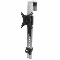 StarTech Monitor Mount - Supports Monitors up to 34” - Cubicle Wall Monitor Hanger - VESA Mount - Monitor Arm (ARMCBCL), Black, Stainless steel