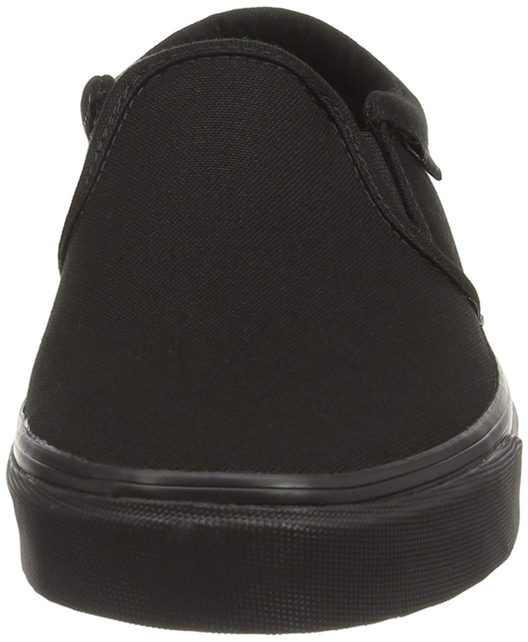 Vans Men's Mn Asher Sneaker, Black Canvas Black B, 12 UK, Canvas Black Black - Image 2