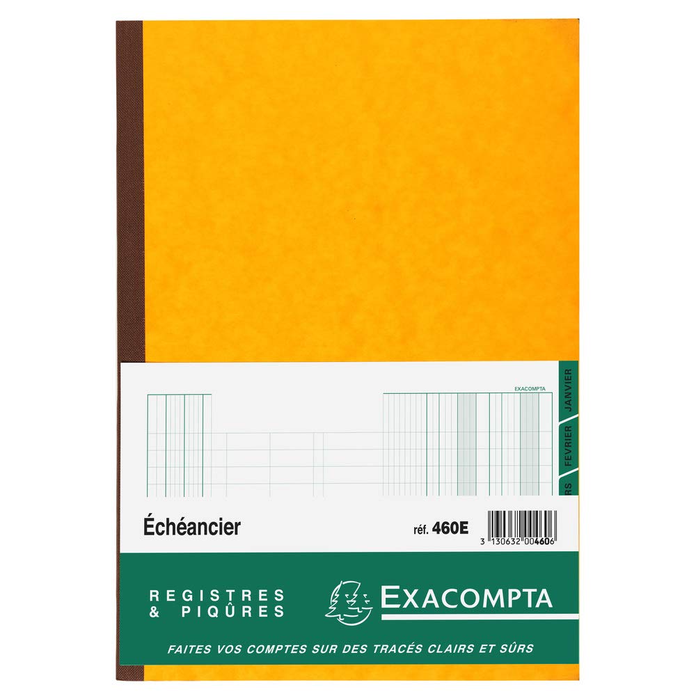 Exacompta, Ref 460E, Timetable Planner (72 Pages), A4 (297 x 210mm) in Size, 12 Monthly Sections, 110gsm Paper - Image 4