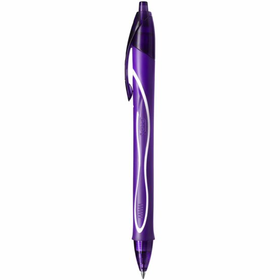 BIC Gel-ocity Quick Dry, Ultra Fast Drying Gel Ink Pens with Full Grip Barrel, Assorted Colours, Pack of 12 - Image 4