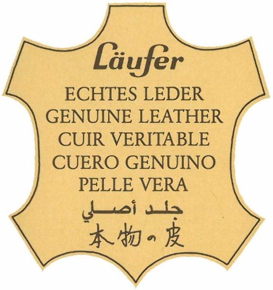 Scala Letter Tray 35 x 25.5 x 5 cm Leather Black - Image 3