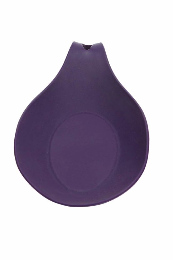 Premier Housewares 804925 Zing Silicone Spoon Rest - Purple , H2 x W24 x D14cm - Image 2