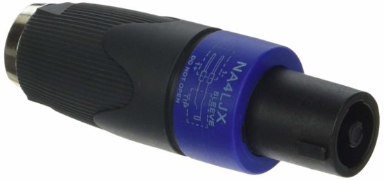 Neutrik NA4LJX 4-Pin Speakon to 6.3 mm Mono Jack Adaptor - Image 2