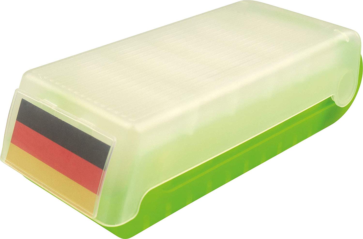 helit Beebox Flash Card Box A8 for 600 Cards Lime Green, DIN A8