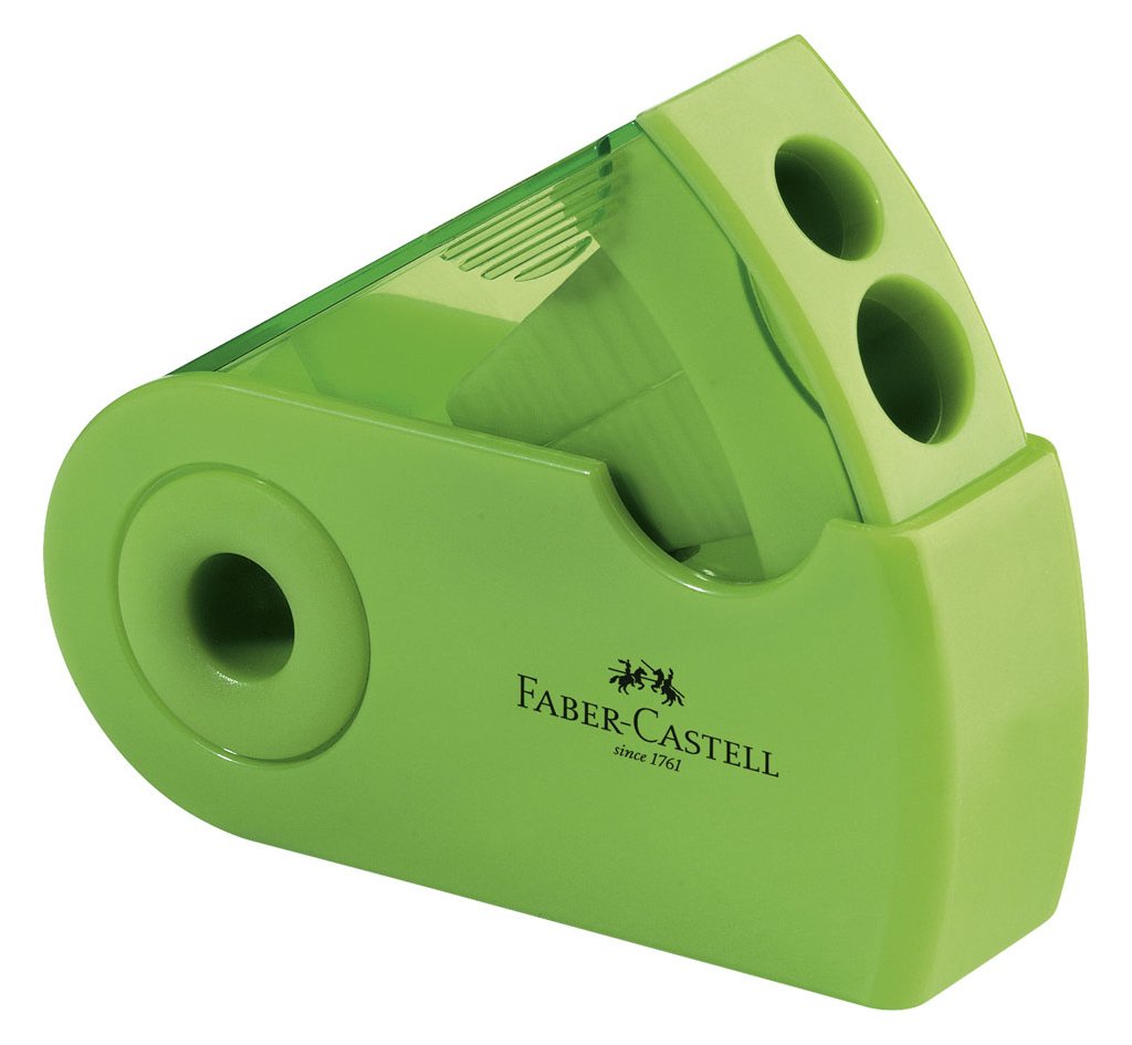 Faber Castell 217066 Large Pencil-Set with Ruler – Lime Green – BigaMart