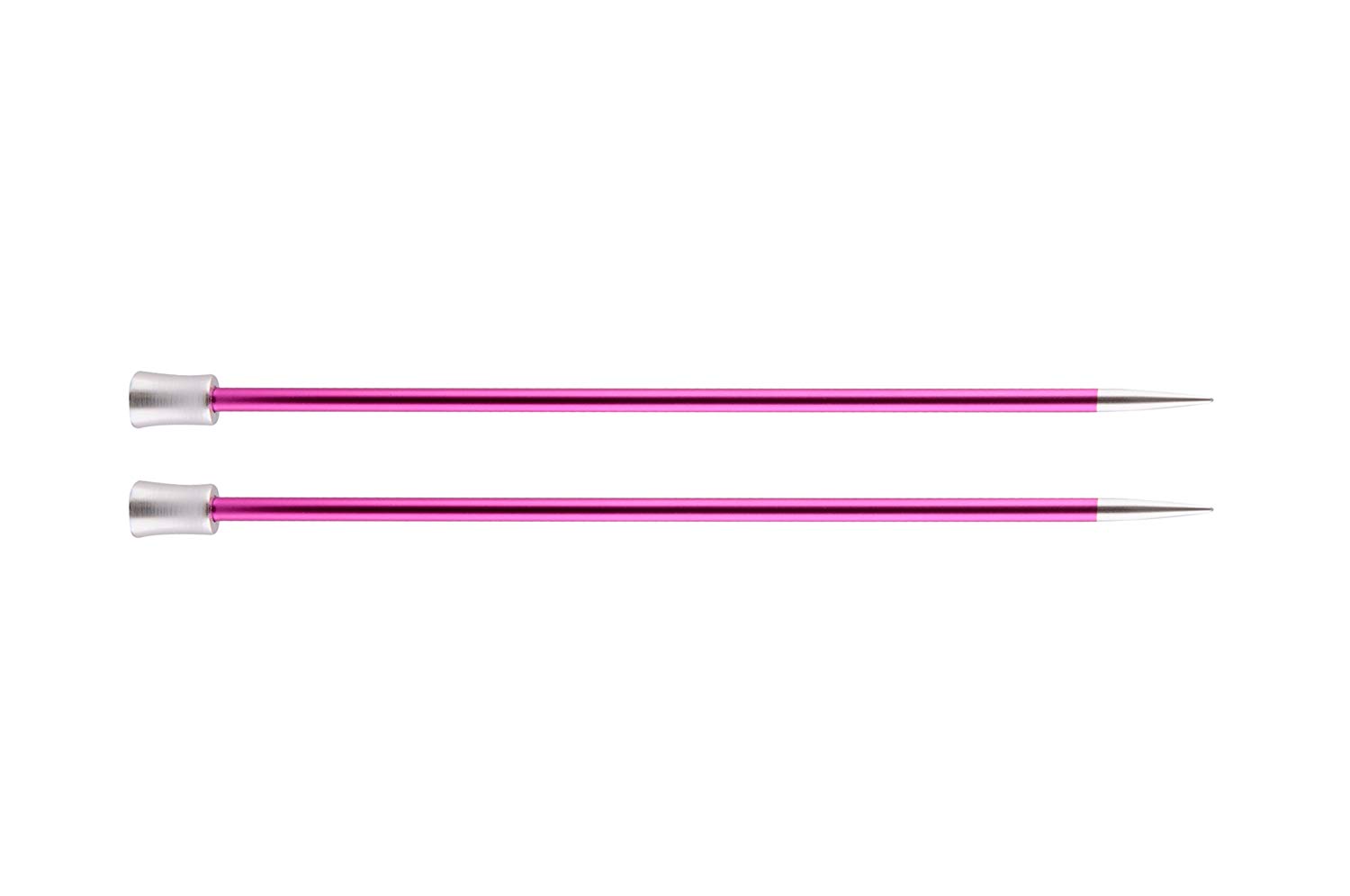 KnitPro Zing Single Pointed Needles 12" (30cm), Pink, 5.00mm