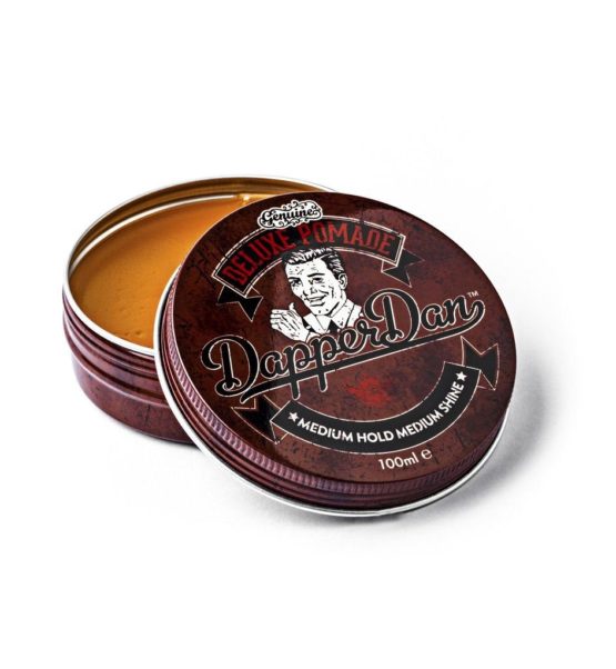 Dapper Dan Deluxe Pomade, Medium Hold Medium Shine, Citrus & Vanilla Fragrance, 1 x 100 ml - Image 2