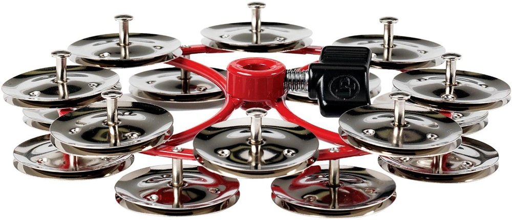 LP Latin Percussion Tambourin City Hi-Hat Jingle Ring 5", doppelreihig, 16 Paar Stahlschellen, montierbar, LP191NYD - Image 3