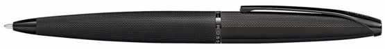 Cross ATX Refillable Click-Off Cap Stainless Steel Ballpoint Pen with Diamond Pattern, Medium Ballpoint, includes Premium Gift Box and Black Cartridge, 1 Pack, Metallic Black - Image 2