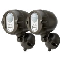 Mr. Beams MBN352 Networked LED Wireless Motion Sensing Spotlight System with NetBright Technology, 200-Lumens, 2-Pack, Brown