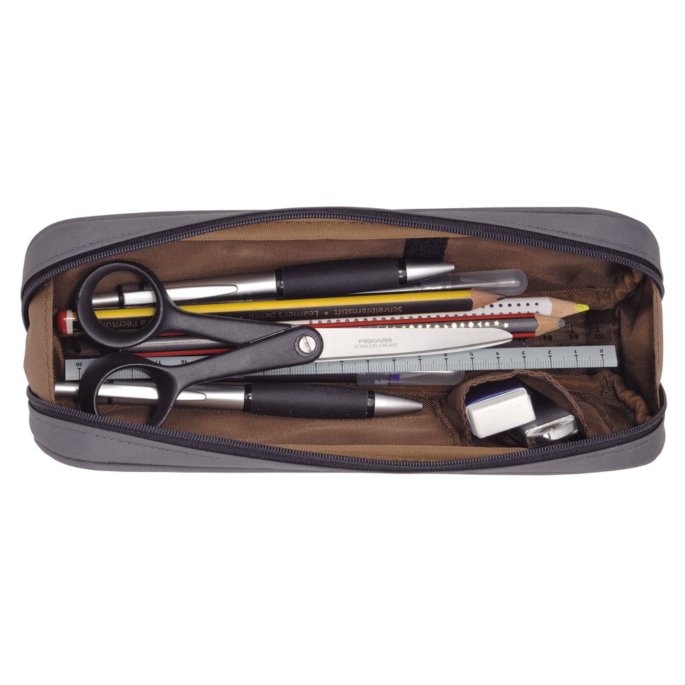 LIHITLAB Pen Case, 9.4 x 1.8 x 3 inches, Black (A7552-24) - Image 3
